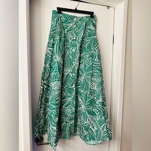 Tabitha Brown palm print maxi skirt